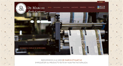Desktop Screenshot of demarchietiquetas.com